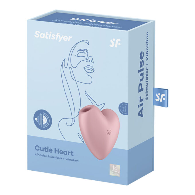 Satisfyer Cutie Heart Rosa Succionador Vibrador koito sexshop ecuador