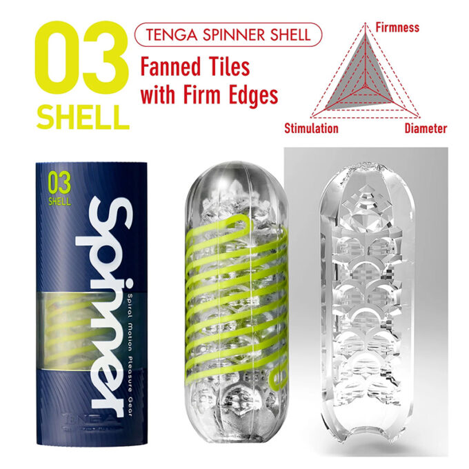 Masturbador Tenga Spinner Shell koito sexshop ecuador