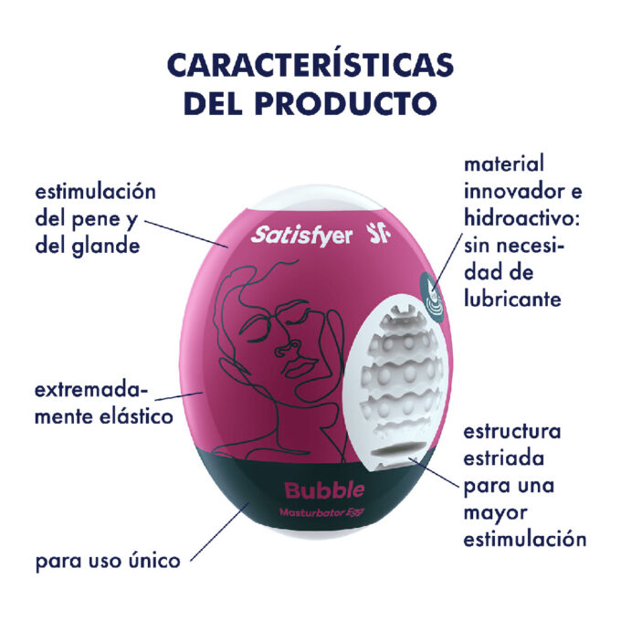 Satisfyer Bubble Huevo Masturbador koito sexshop ecuador