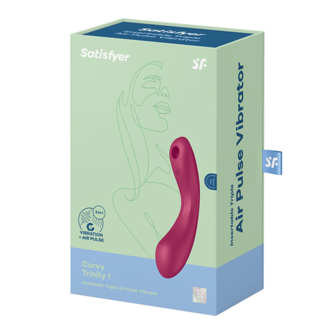 Satisfyer Curvy trinity 1 succionador vibrador koito sexshop ecuador