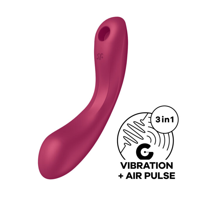 Satisfyer Curvy trinity 1 succionador vibrador koito sexshop ecuador